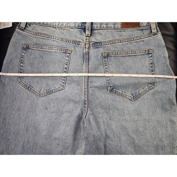 Lands End Women's Size 12 Classic High Rise Boot Leg Light Wash Denim Jeans New - Picture 7 of 11